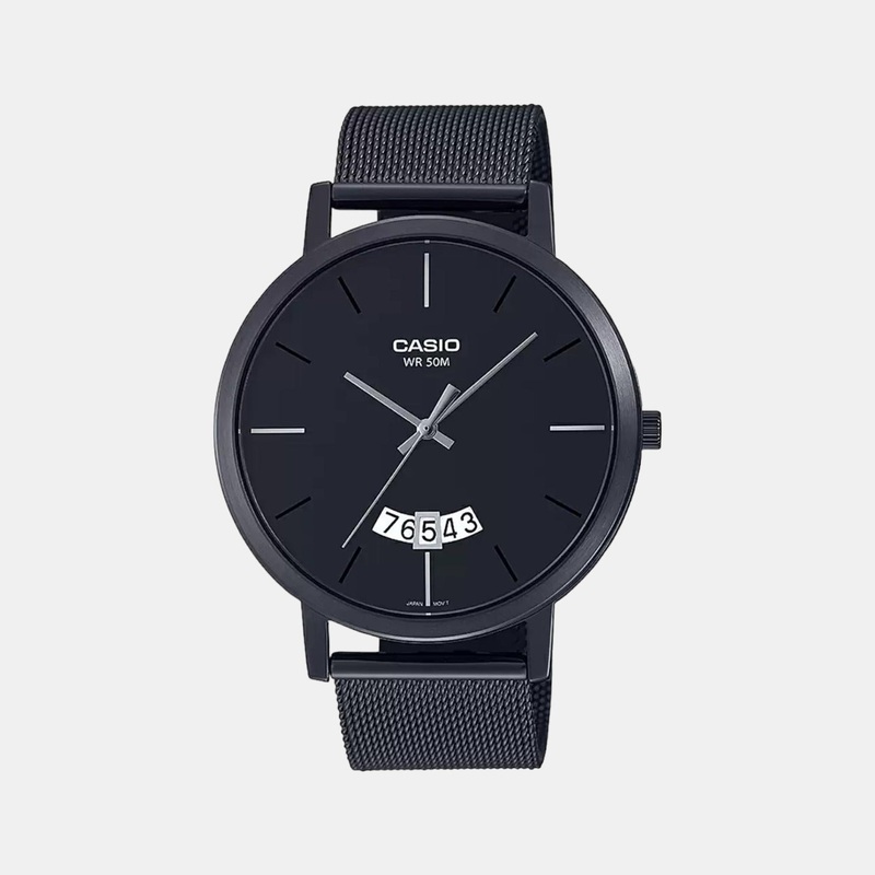 Enticer Men's Analog Stainless Steel Watch A1874 - MTP-B100MB-1EVDF