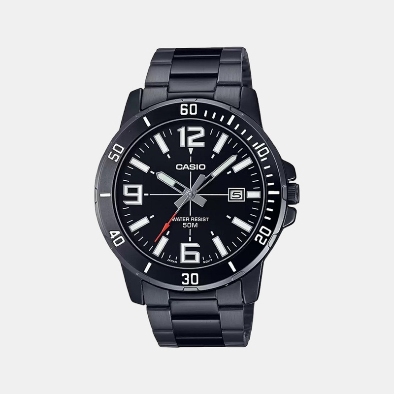 Enticer Men's Analog Stainless Steel Watch A1979 - MTP-VD01B-1BVUDF