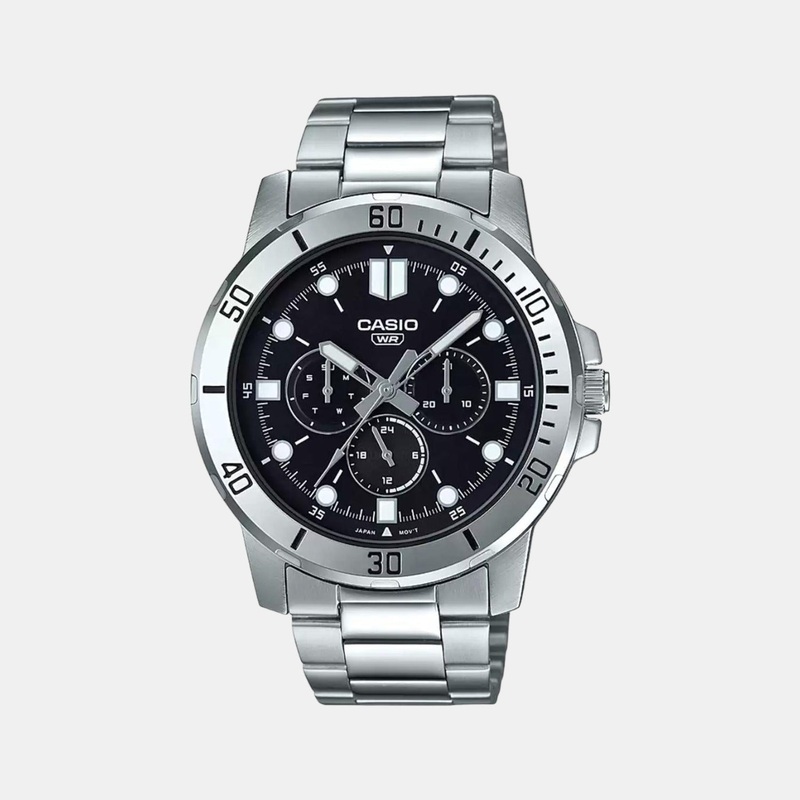 Enticer Men's Chronograph Stainless Steel Watch A1748 - MTP-VD300D-1EUDF