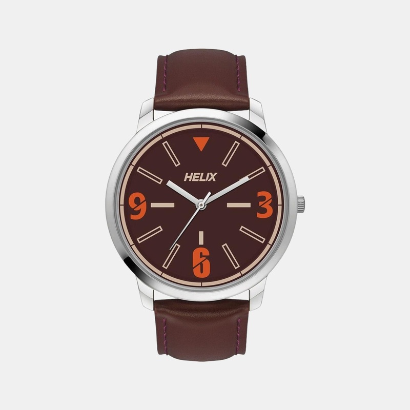 Men Black Analog Leather Watch TW039HG00
