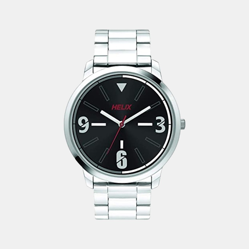 Men Black Analog Stainless Steel Watch TW039HG04
