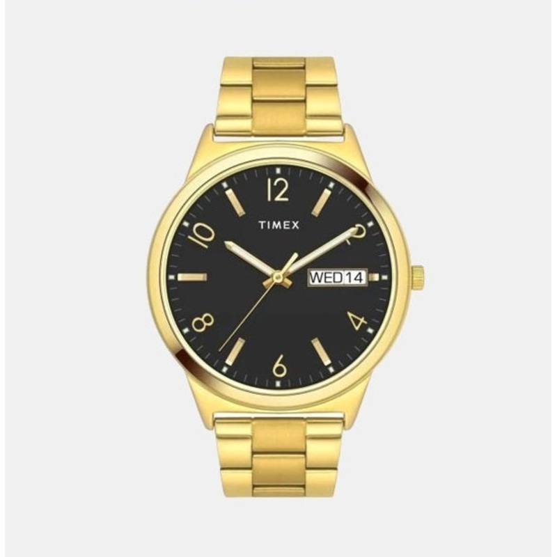 Men's Black Analog Stainless Steel Watch TWTG10005