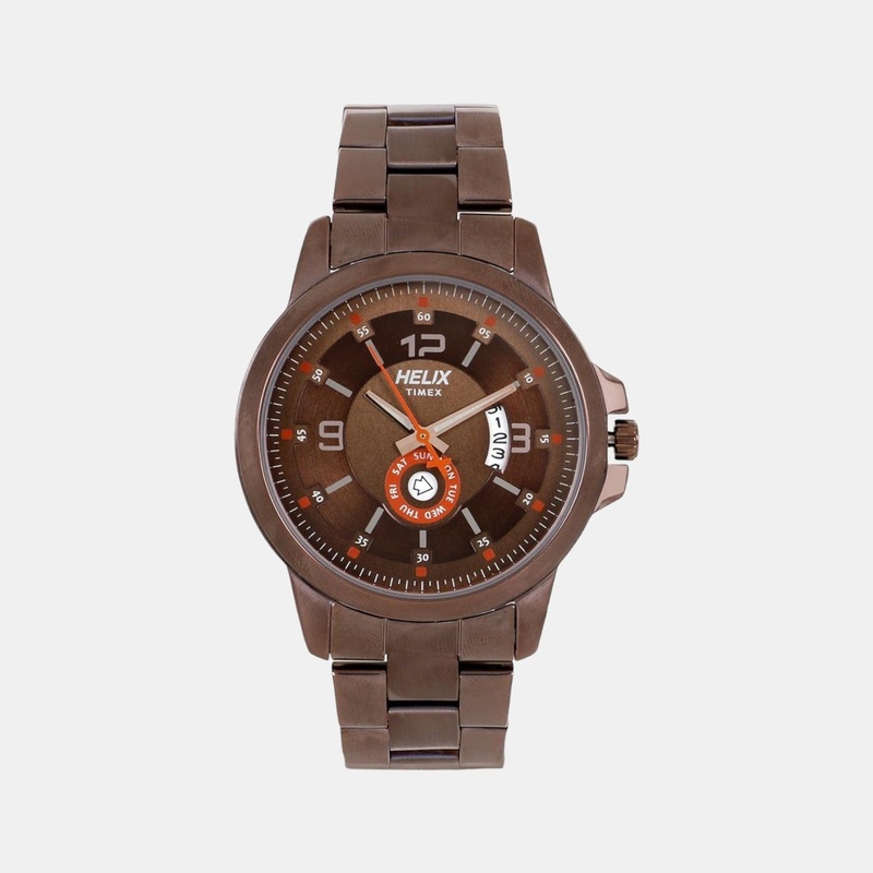 Men's Brown Analog Stainless Steel Watch TW023HG22