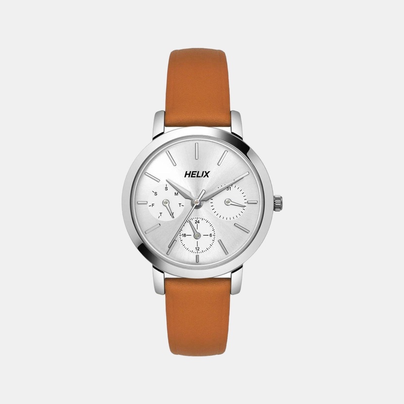 Women Leather Chronograph Watch TW024HL34