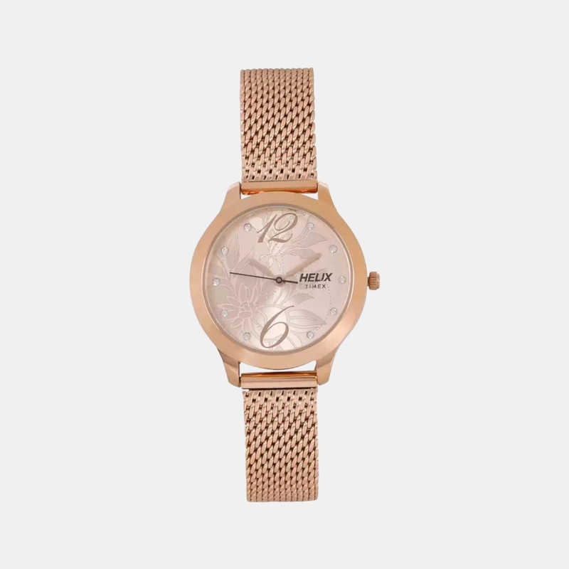 Women's Rose Gold Analog Stainless Steel Watch TW022HL17