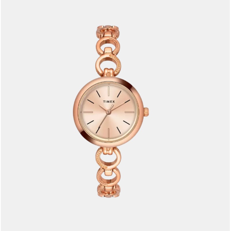 Women's Rose Gold Analog Stainless Steel Watch TWEL11434