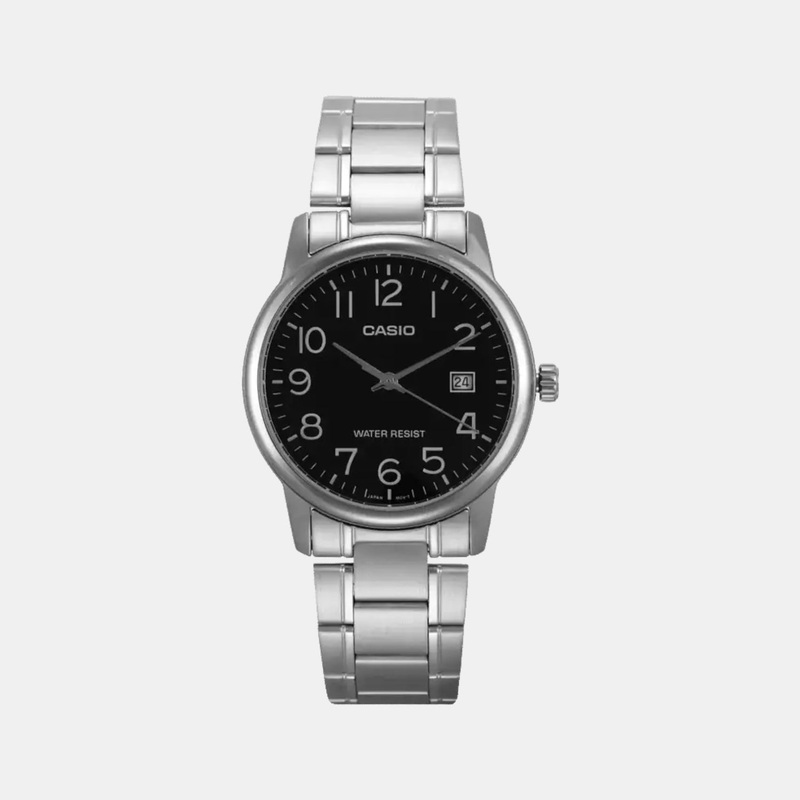 Enticer Men Quartz Black Dial Analog Stainless Steel Watch MTP-V002D-1BUDF A1668