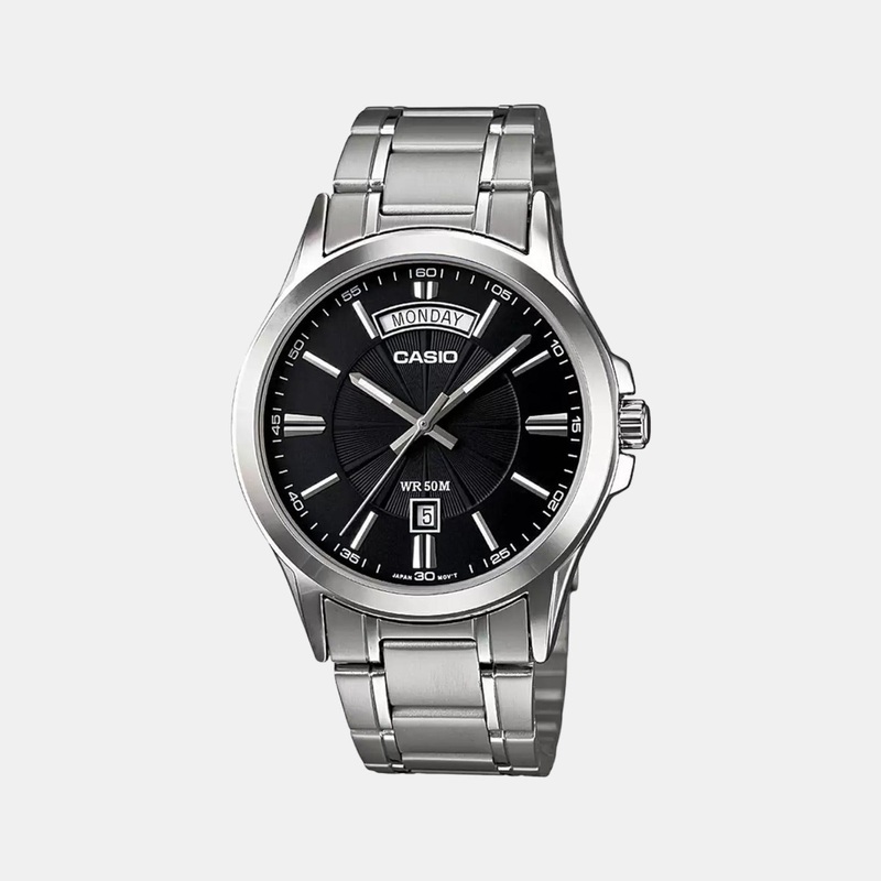 Enticer Men's Analog Stainless Steel Watch A840 - MTP-1381D-1AVDF