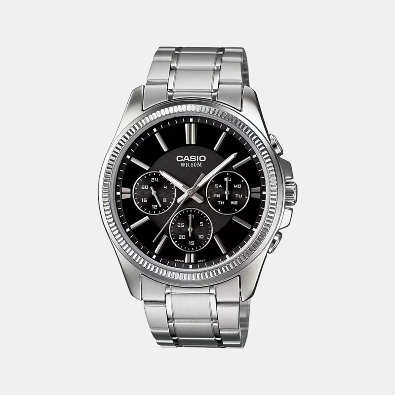 Enticer Men's Chronograph Stainless Steel Watch A836 - MTP-1375D-1AVDF
