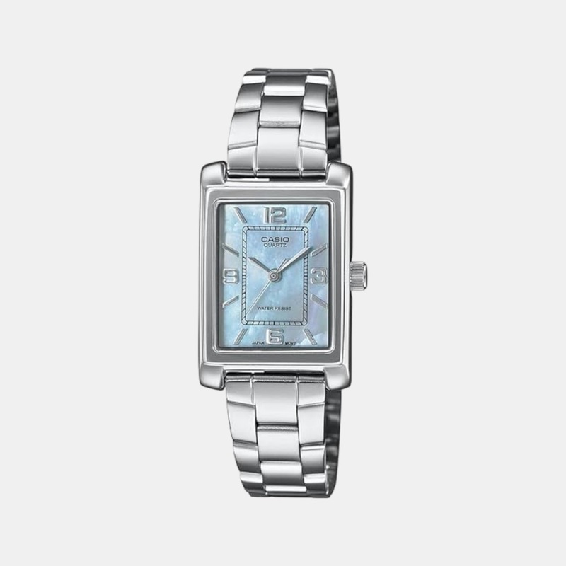 Enticer Women Quartz Blue Dial Analog Stainless Steel Watch LTP-1234DS-2ADF A2365