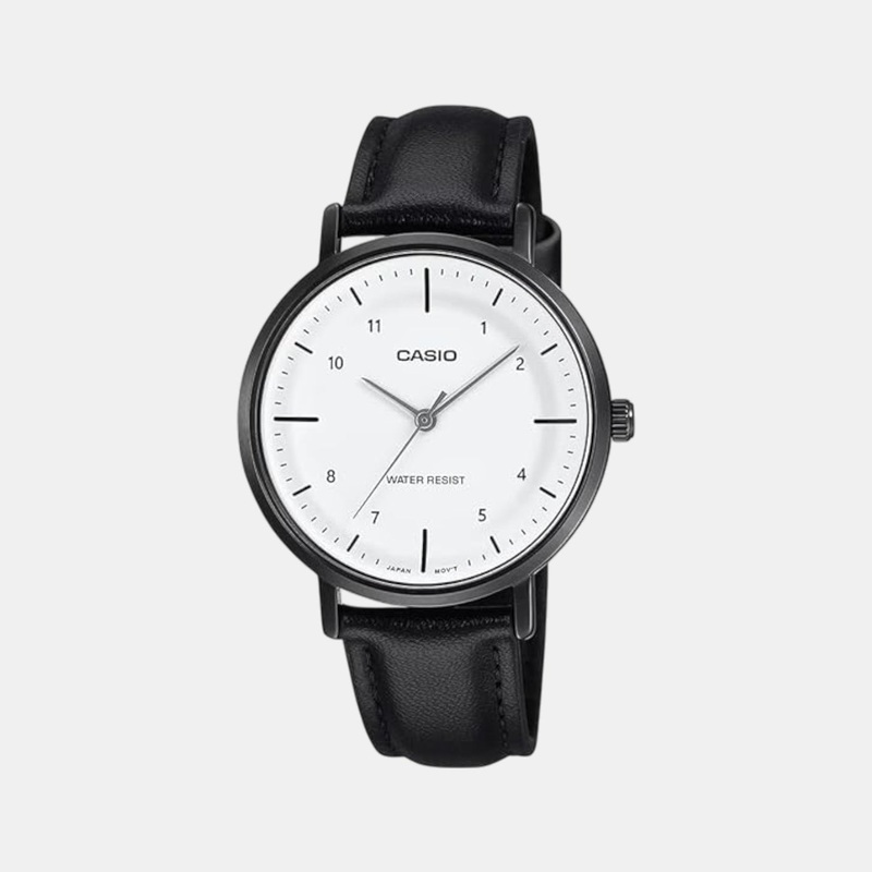 Enticer Women Quartz White Dial Analog Leather Watch LTP-VT03BL-7BDF A2427