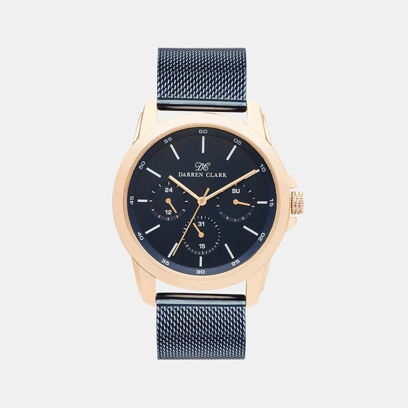 Men Rose Gold Chronograph Brass Watch 1007G-E0305