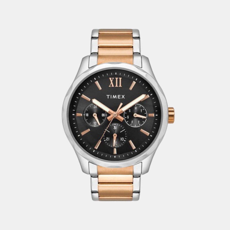 Men's Black Analog Stainless Steel Watch TW0TG7617