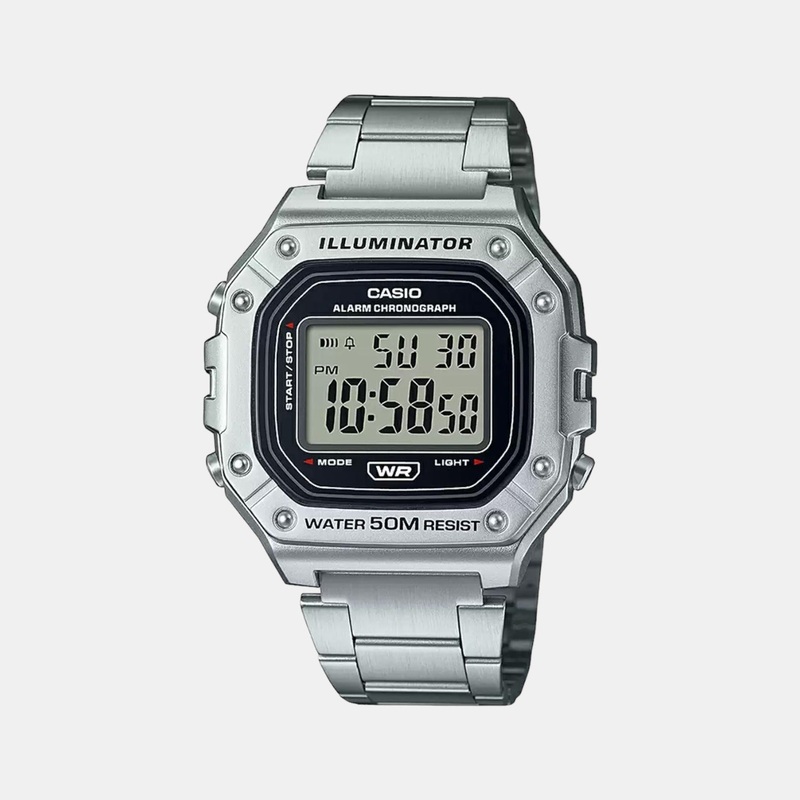 Youth Unisex Digital Stainless Steel Watch D227 - W-218HD-1AVDF