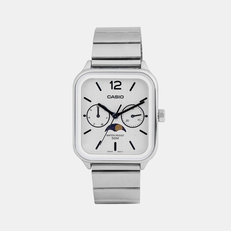 Enticer White Men's Chronograph Stainless Steel Watch A2183 - MTP-M305D-7AVDF