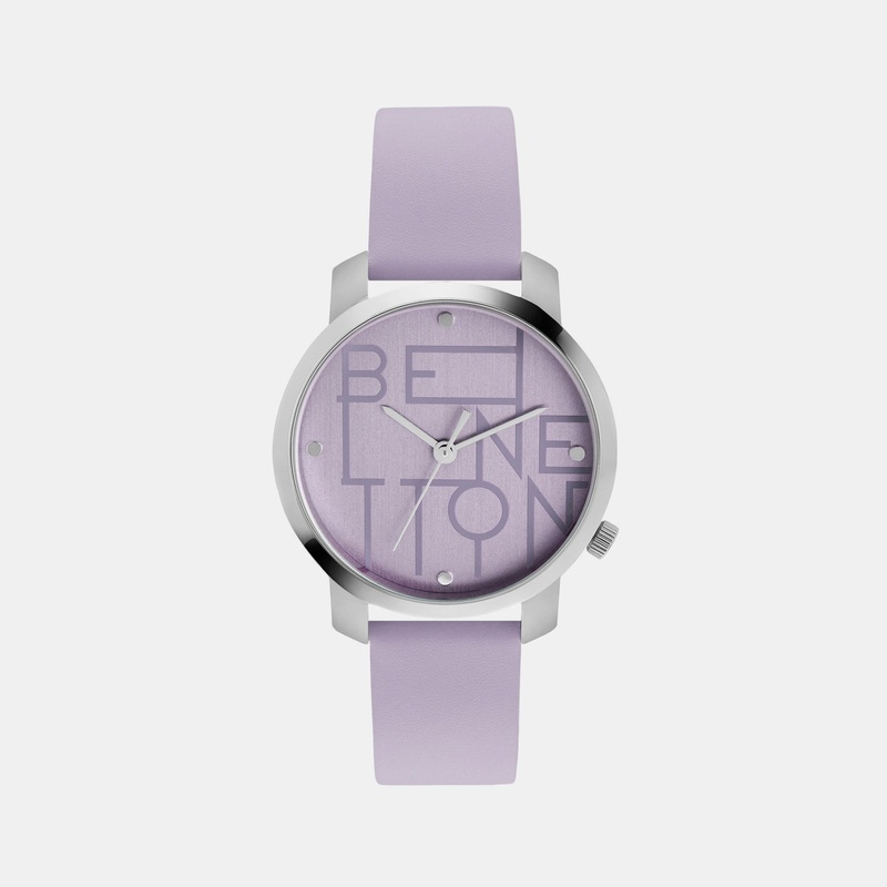 Iconic Lavender Women's 3 Hands Analog Leather Watch UWUCL0705