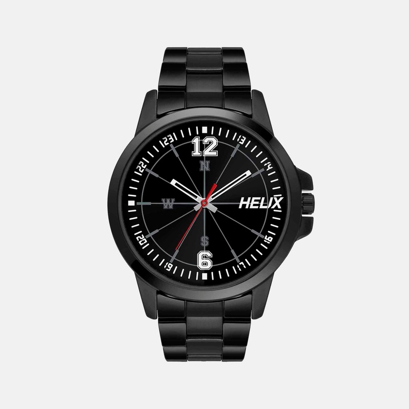 Men's Black Analog Stainless Steel Watch TW023HG27