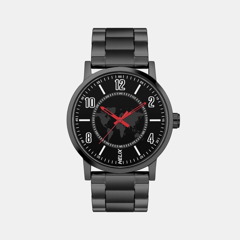 Men's Black Analog Stainless Steel Watch TW035HG12