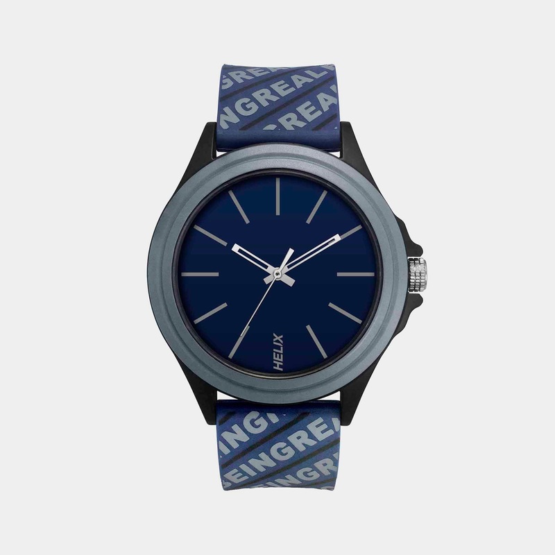 Men's Blue Analog Silicone Watch TW042HG06
