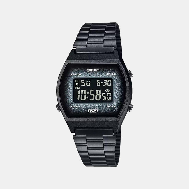 Vintage Unisex Digital Stainless Steel Watch D185 - B640WBG-1BDF