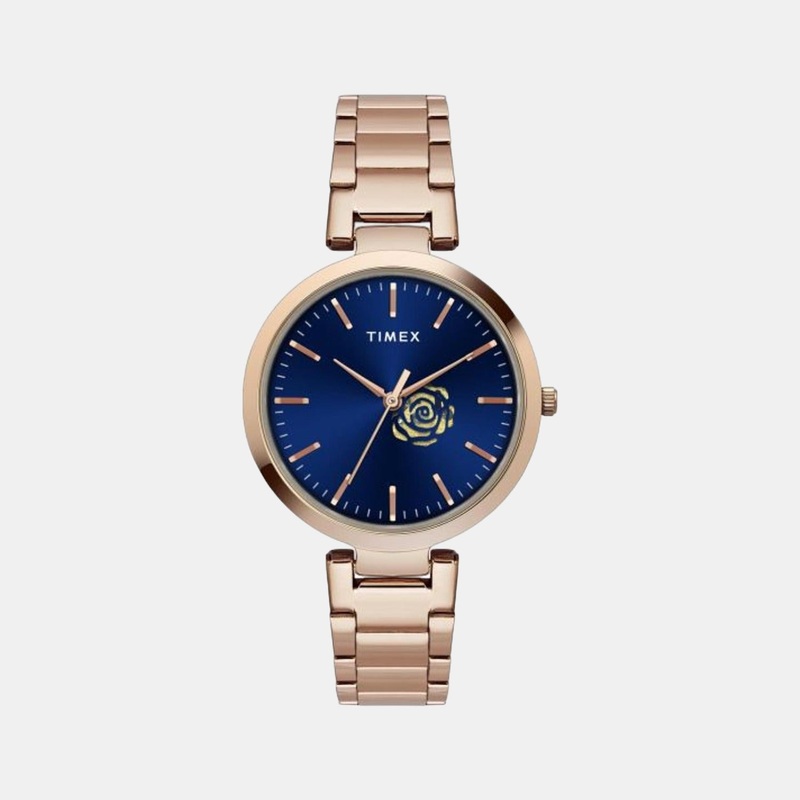 Women's Blue Analog Stainless Steel Watch TW000X229