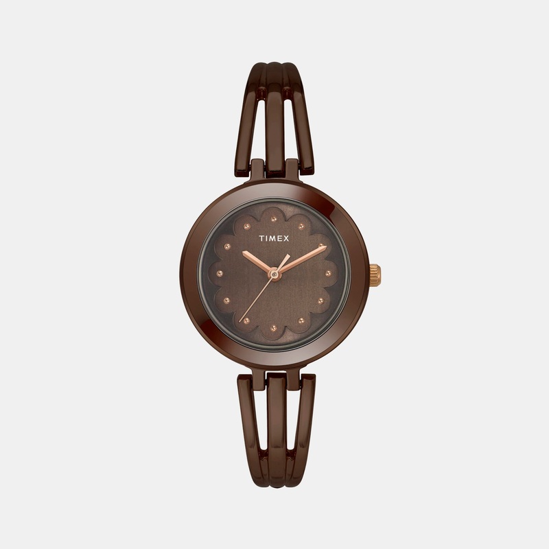 Women's Brown Analog Stainless Steel Watch TWTL10313