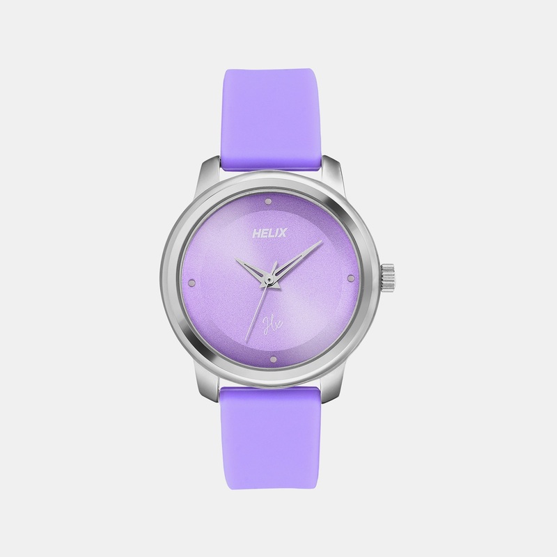 Women's Purple Analog Silicone Watch TW048HL15