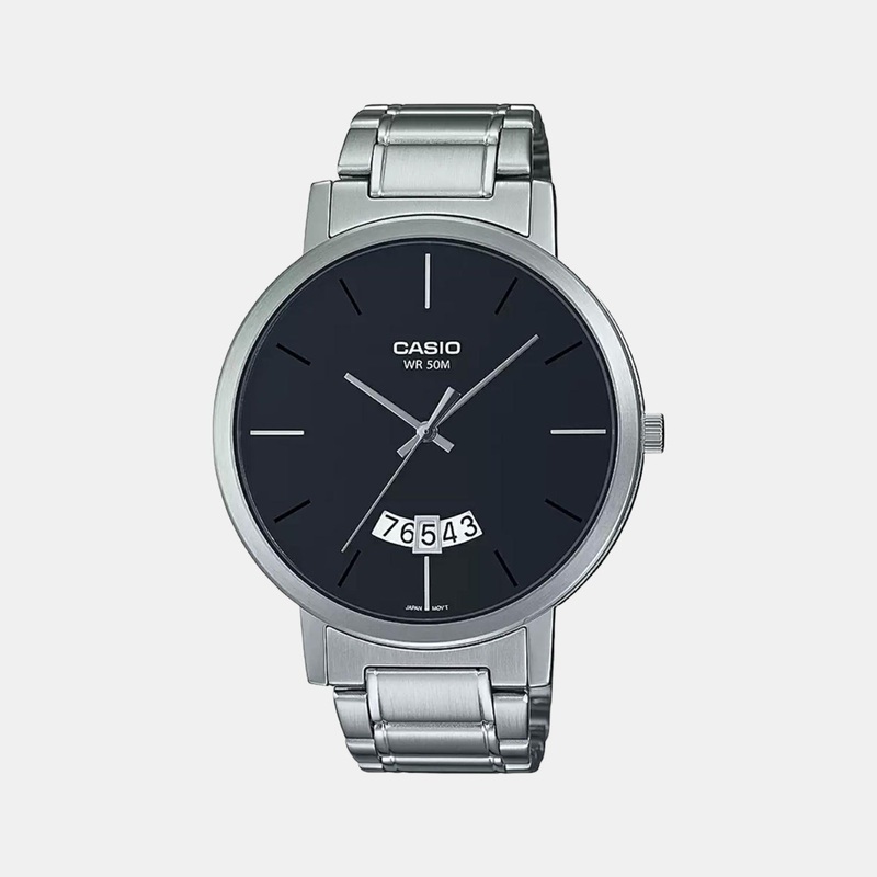 Enticer Men's Analog Stainless Steel Watch A1869 - MTP-B100D-1EVDF