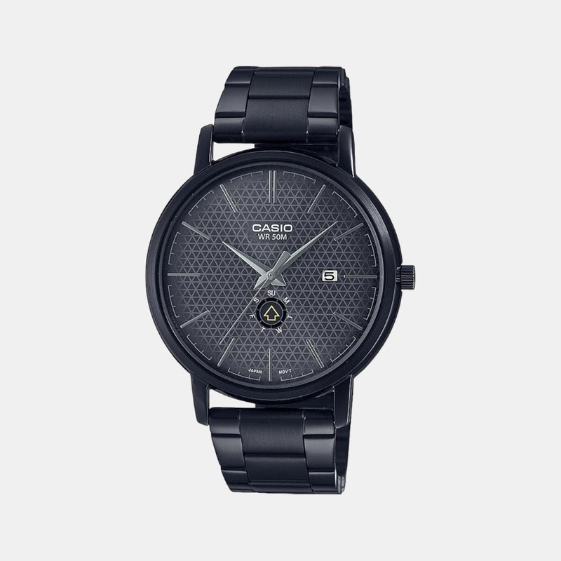 Enticer Men's Analog Stainless Steel Watch A2052 - MTP-B125B-8AVDF