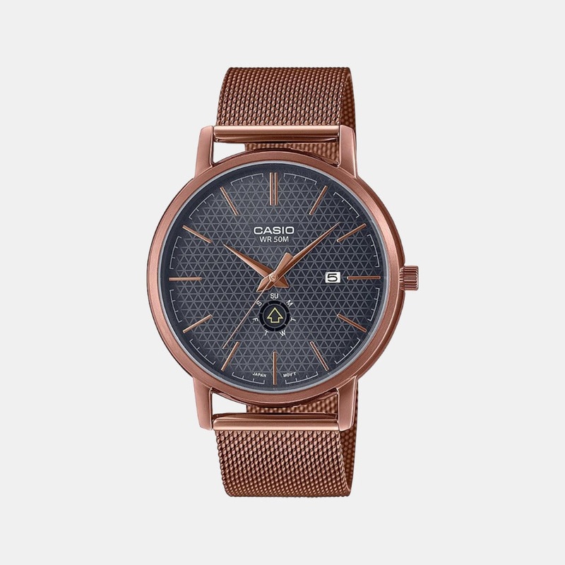 Enticer Men's Analog Stainless Steel Watch A2057 - MTP-B125MR-8AVDF