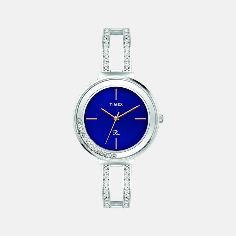 Fria Women Blue Analog Stainless Steel Watch TWEL13500