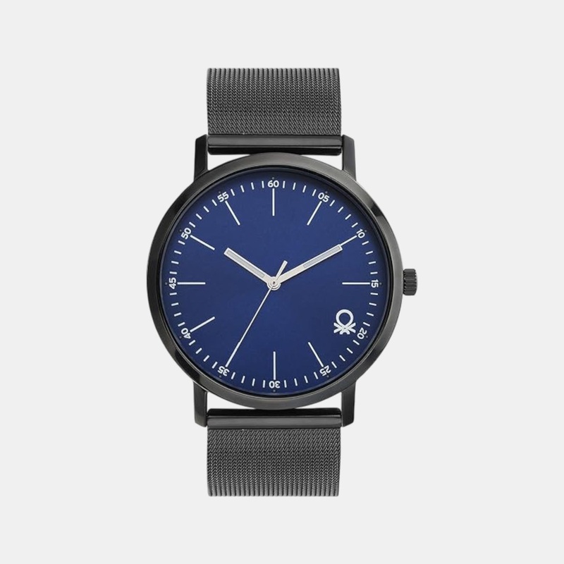 Men Quartz Blue Dial Analog Stainless Steel Watch UWUCG1307