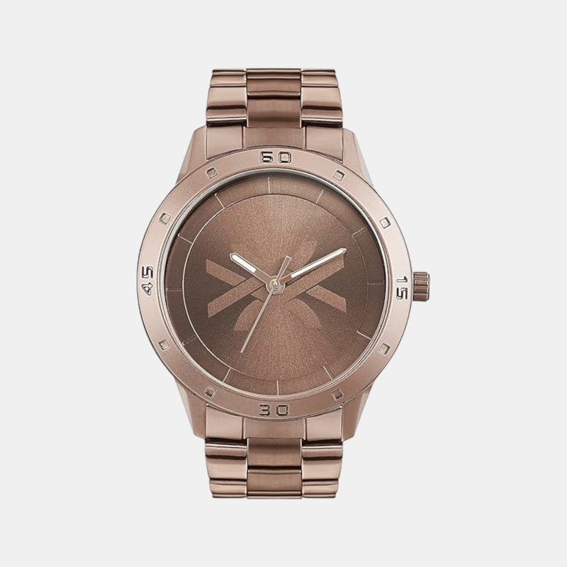 Men Quartz Brown Dial Analog Stainless Steel Watch UWUCG1603