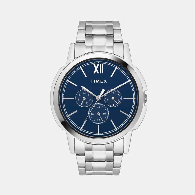 Men's Blue Round Chronograph Stainless Steel Watch TW000U321-EX