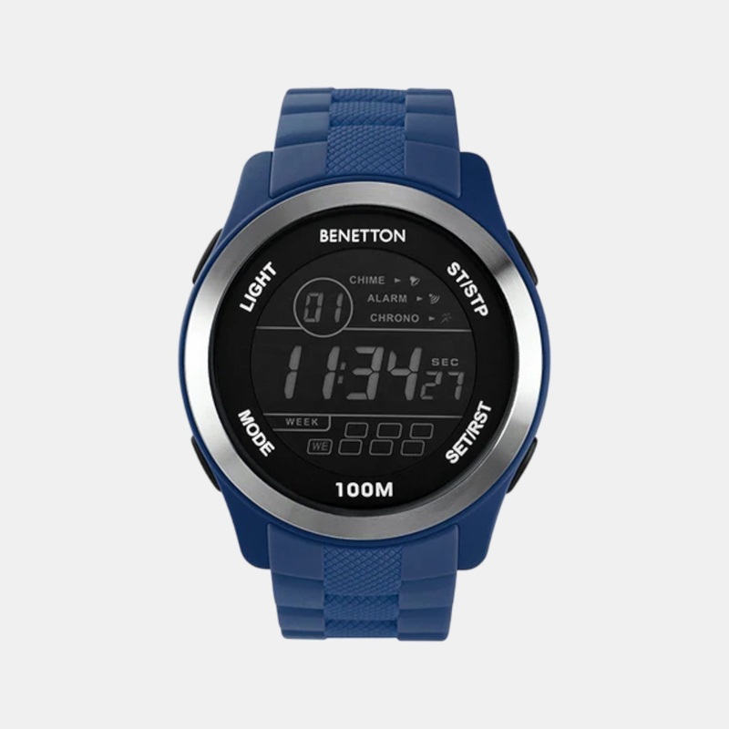 Unisex Quartz Black Dial Digital Silicone Watch UWUCG0503