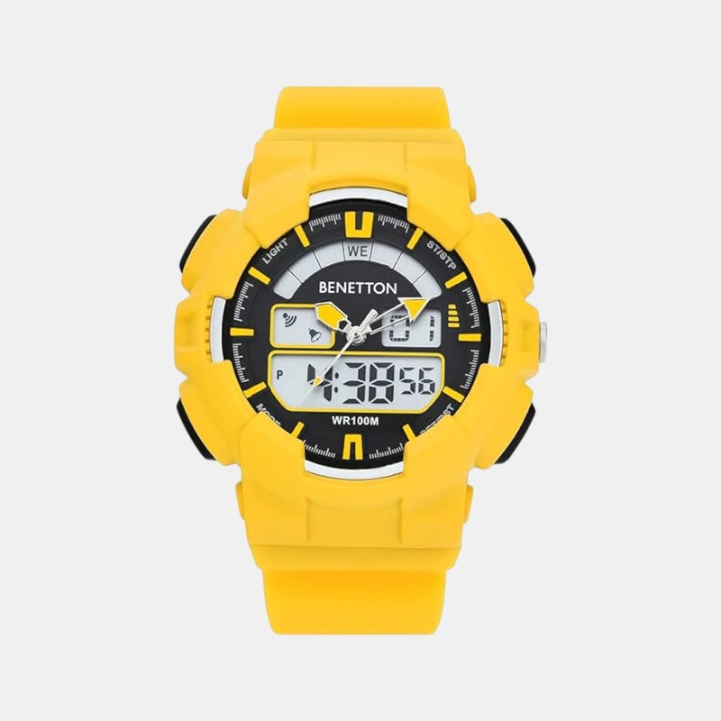 Unisex Quartz White Dial Analog-Digital Silicone Watch UWUCG0602