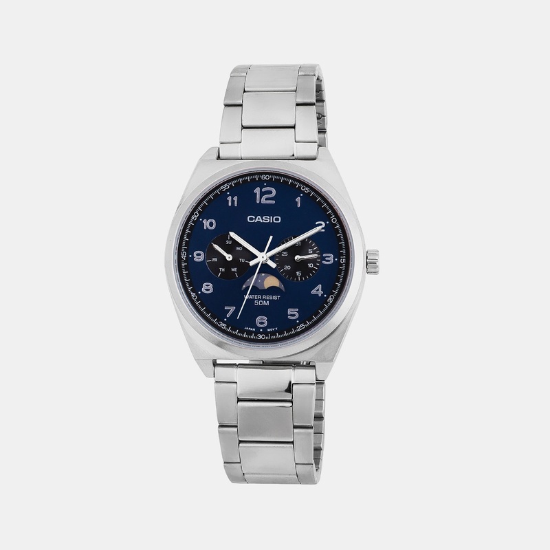 Enticer Blue Men's Chronograph Stainless Steel Watch A2173 - MTP-M300D-2AVDF