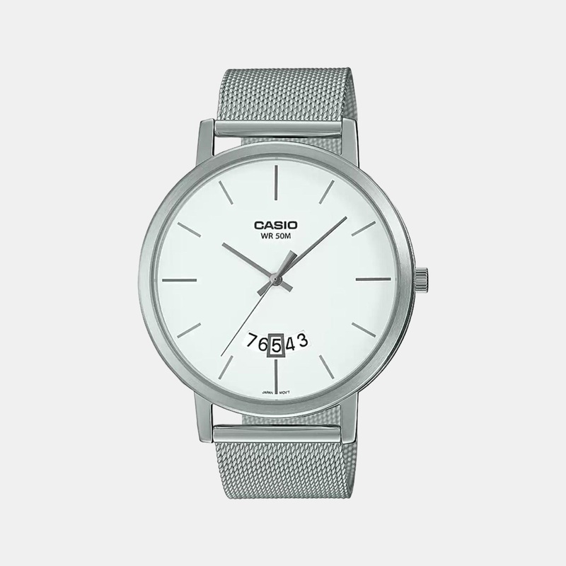 Enticer Men's Analog Stainless Steel Watch A1873 - MTP-B100M-7EVDF