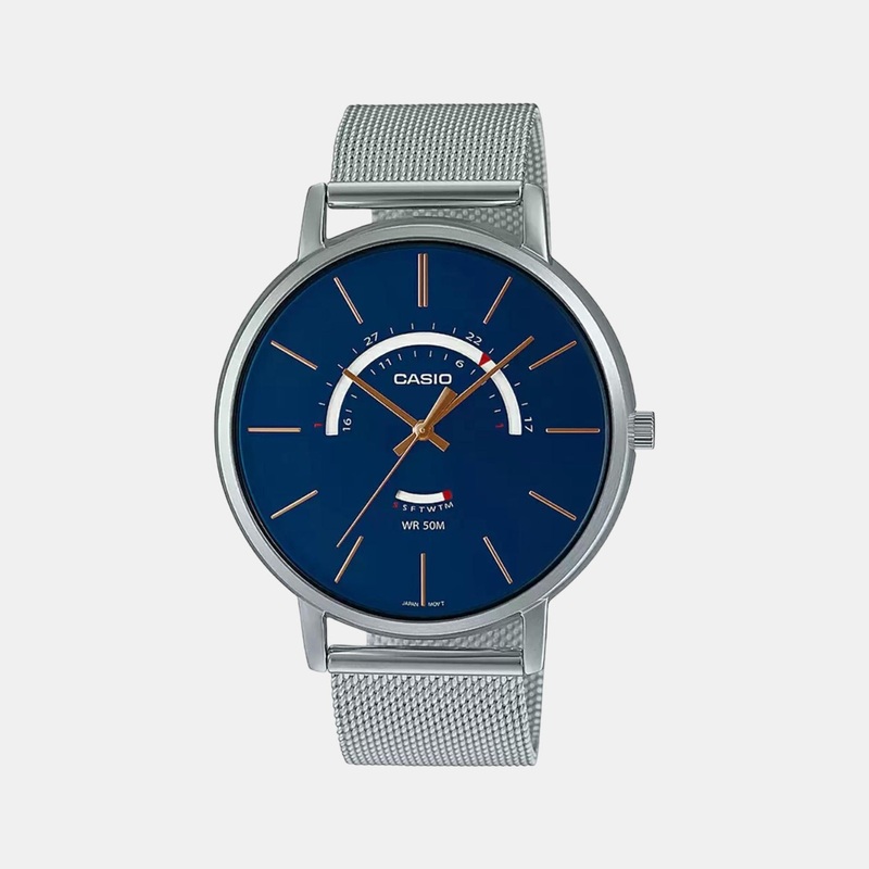 Enticer Men's Analog Stainless Steel Watch A1880 - MTP-B105M-2AVDF