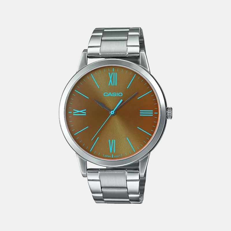 Enticer Men's Analog Stainless Steel Watch A2008 - MTP-E600D-1BDF