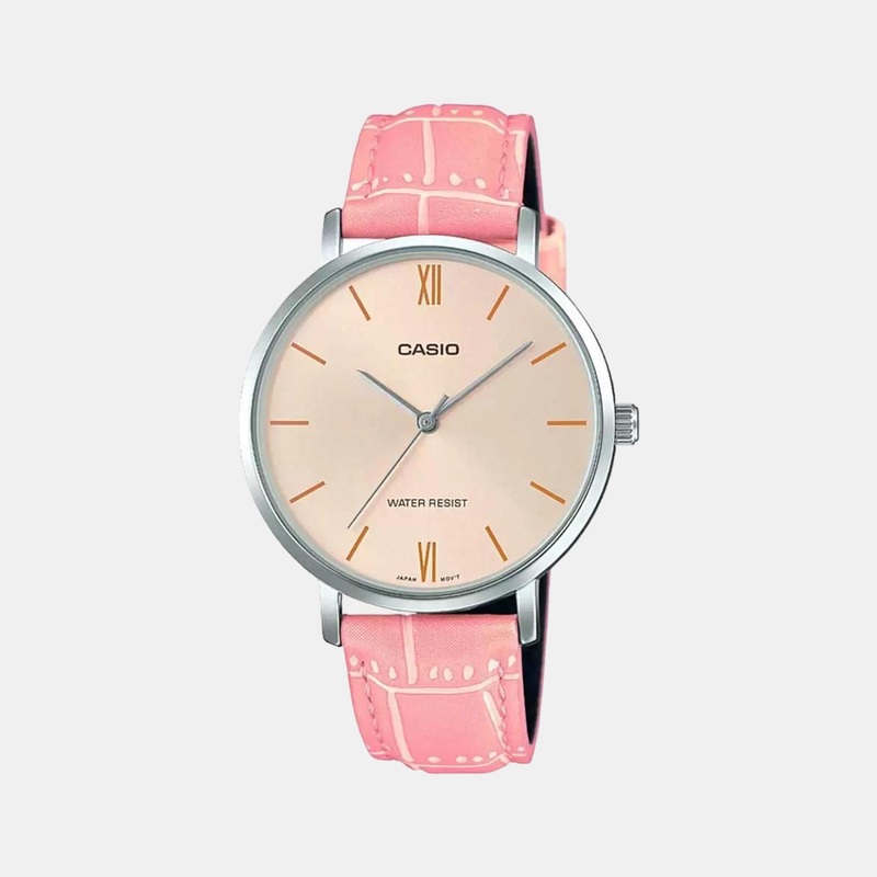 Enticer Women's Analog Leather Watch A1630 - LTP-VT01L-4BUDF
