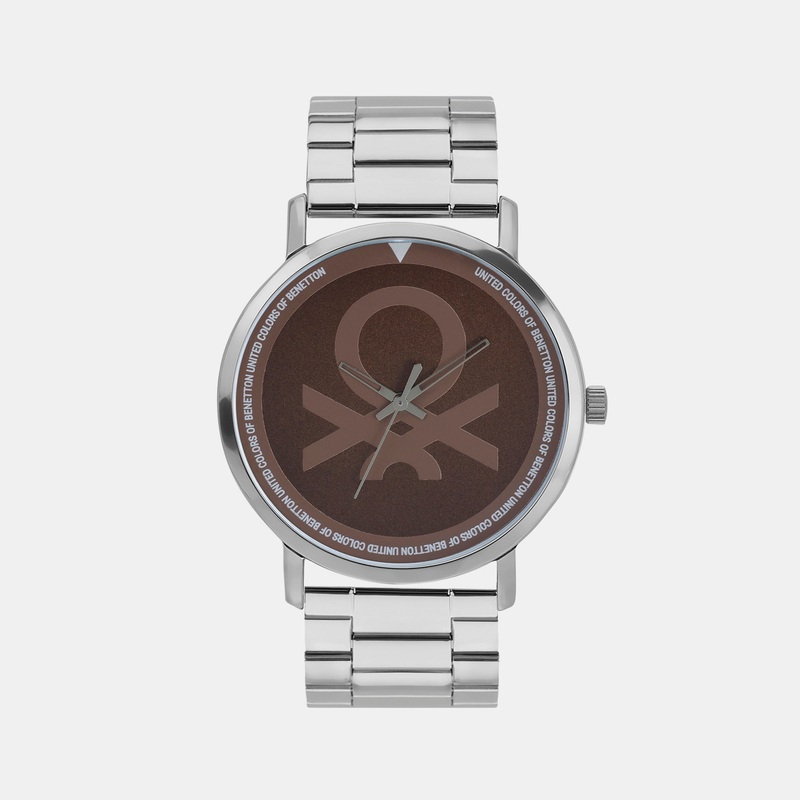 Iconic Brown Men's 3 Hands Analog Stainless Steel Watch UWUCG1303