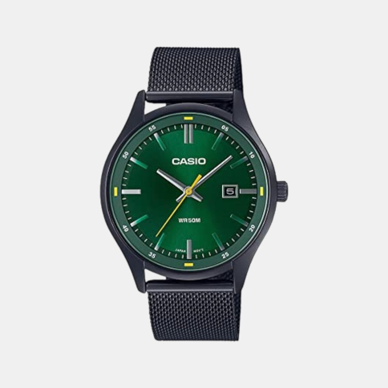 Men's Analog Stainless Steel Watch A2105 - MTP-E710MB-3AVDF