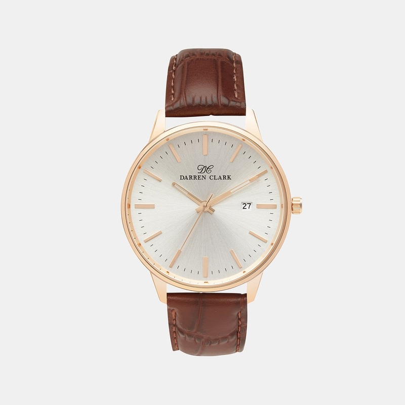 Men's Rose Gold Analog Brass Watch 1001Q-L0303