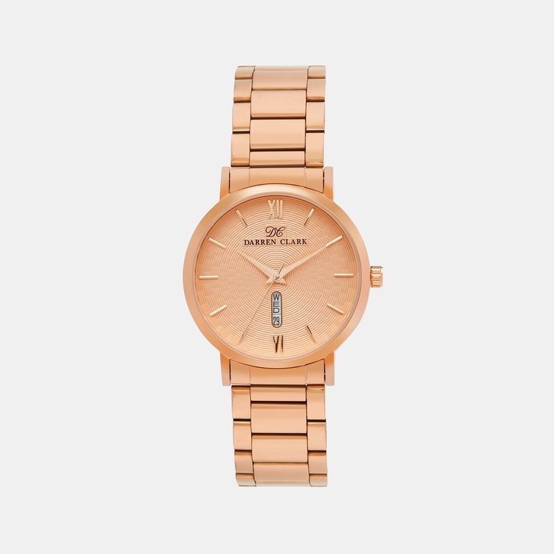 Men's Rose Gold Analog Brass Watch 1002C-M0307