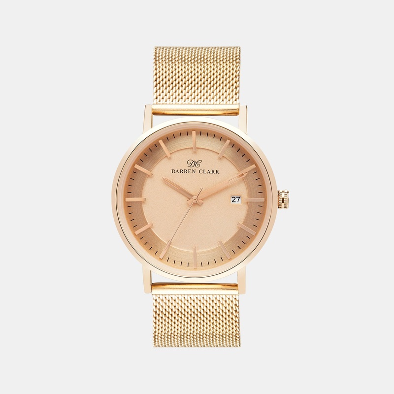 Men's Rose Gold Analog Brass Watch 1004C-E0307