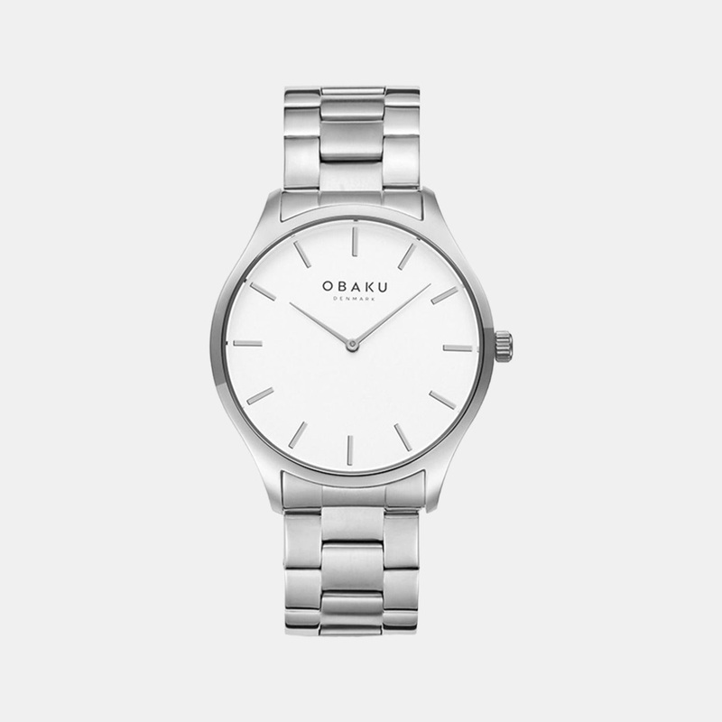 Men's White Analog Stainless Steel Watch V260GXCISC