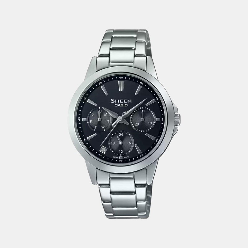 Sheen Women's Chronograph Stainless Steel Watch SH261 - SHE-3516D-1AUDF
