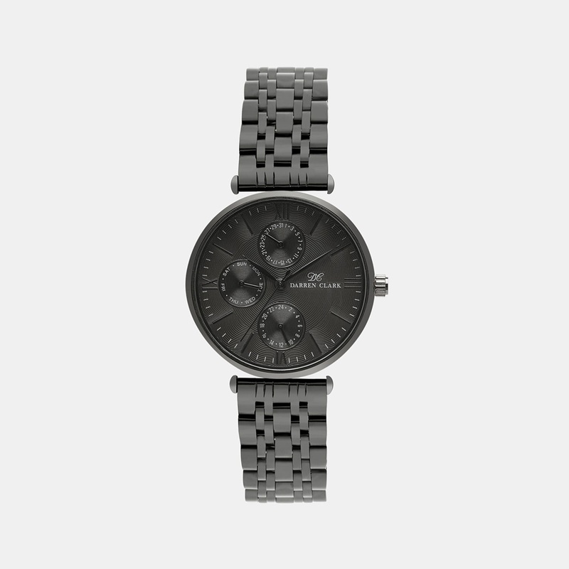 Women's Black Brass Chronograph Watch 2003F-M0404