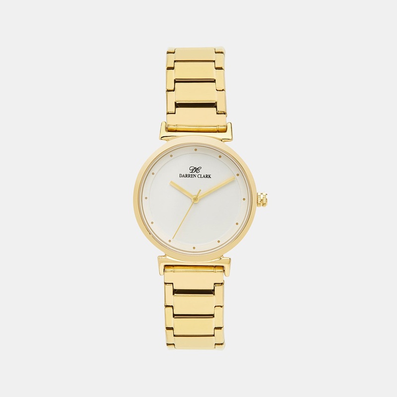 Women's Gold Analog Brass Watch 2001B-M0202